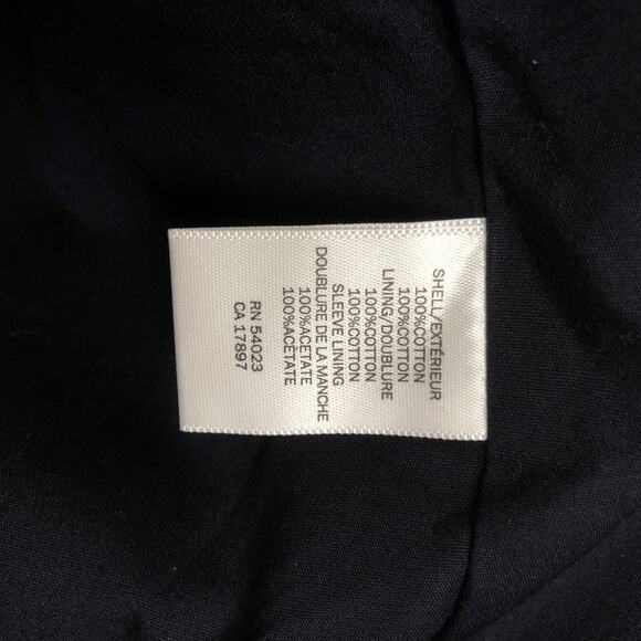 NWT‎ BANANA REPUBLIC Jacket Mens 42R Blue 100% Cotton 2 Button Sport Coat Blazer - Picture 6 of 16